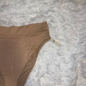 NWT Aerie Tan / Nude High Wasted Swimsuit Bottom size XXL Plus Size 2XL